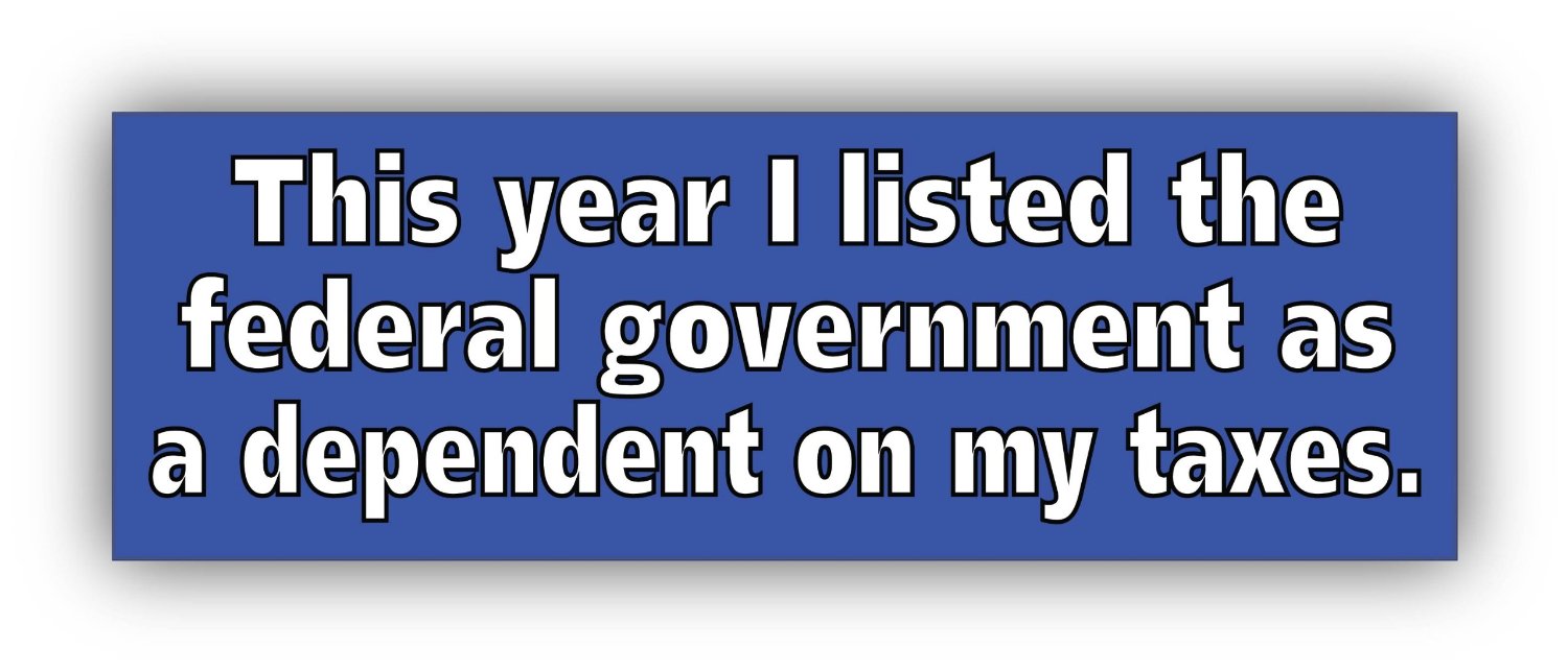 i listed the federal government as a dependent